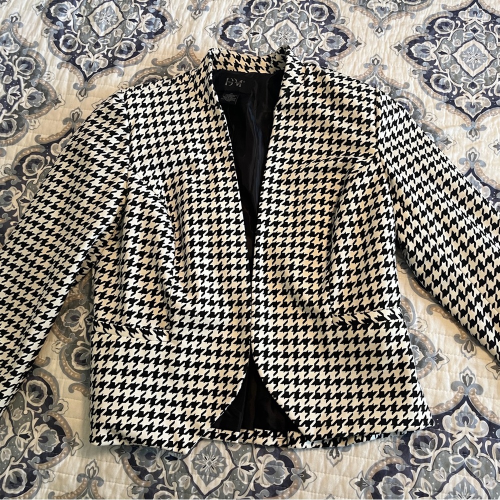 Donna Moore Blazer Jacket Houndstooth